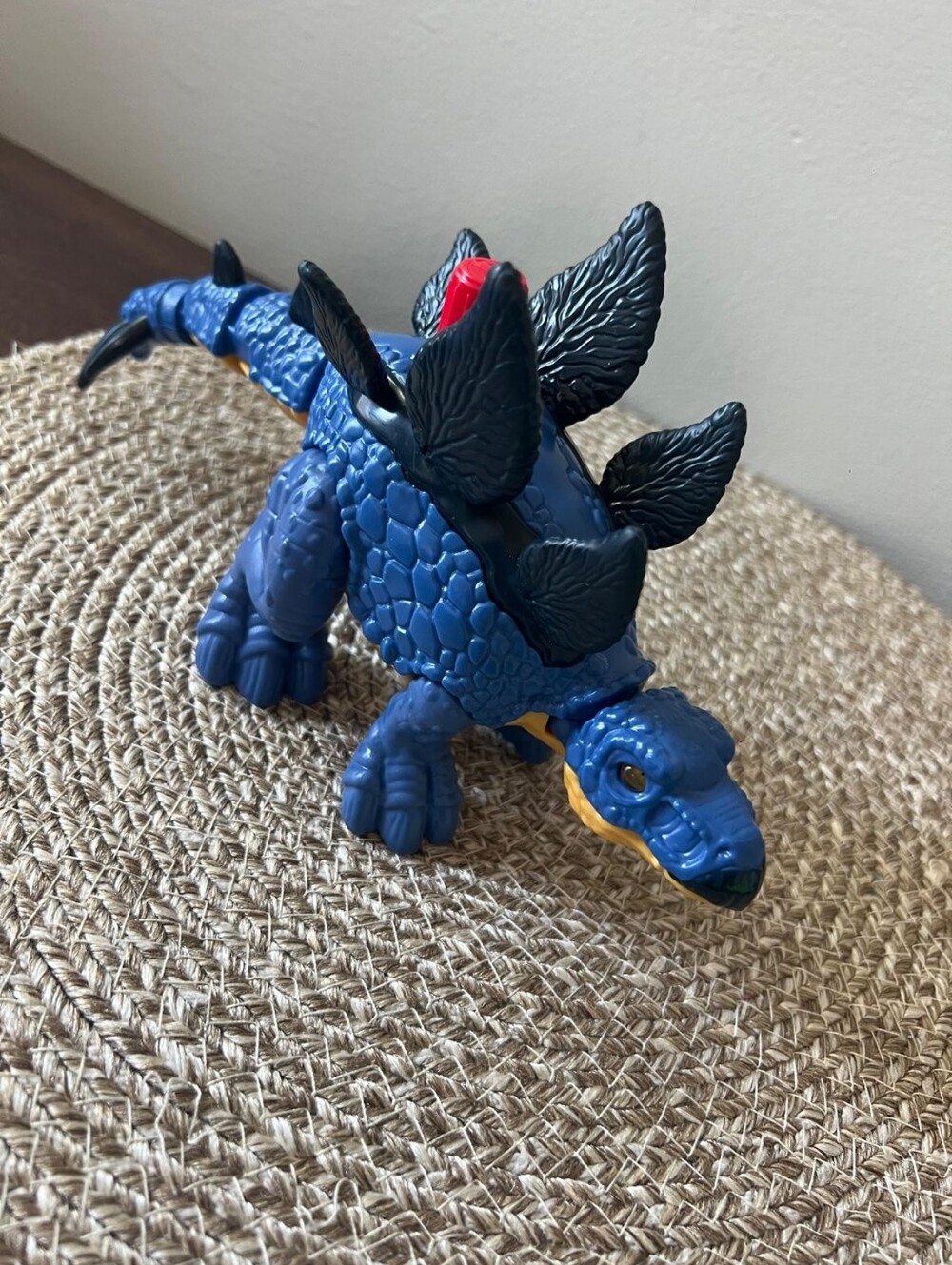 2020 Imaginext Jurassic World Dominion Blue Stegosaurus Swinging Tail 8”
